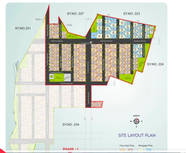 Residential Plot at Dukes County, Sheriguda, Hyderabad – 1800 sqft @ 79.99 Lacs