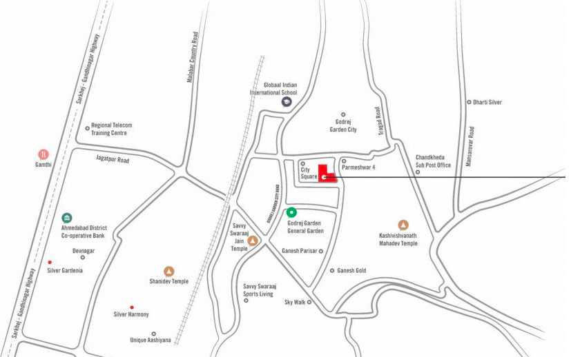 Silver Luxuria 3BHK Apartment for sale at Ahmedabad @ Rs. 1.59 Cr