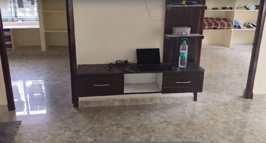 Semi Furnished 1200 Sft 2 BHK aparment for sale in Hyderabad/Mainkonda – 75 lakhs