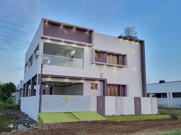 3BHK ULTRA LUXURY SEMI FURNITURED DUBLEX HOUSE FOR SALE IN UDUMALPET, Chennai