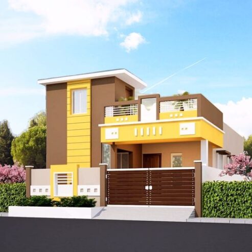 New 2BHK Individual House for Sale at Gerugambakkam, Chennai – 49 lakhs