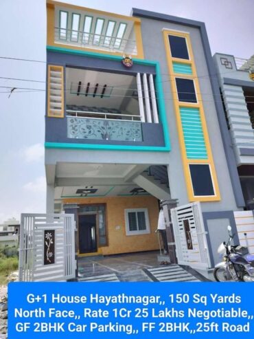 150 Yards HOUSE FOR SALE HAYTHNAGAR, Hyderabad – 1.25 Crores