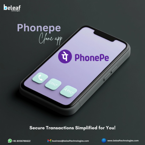 Leading Phonepe clone app development company – Beleaf Technologies