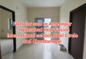 Flats for sale in Hyderabad – Ameenpur near BHEL Circle & Chandanagar | MCOR Vilaasam flats | Gated community flats | 2 bhk flats | 3 bhk flats