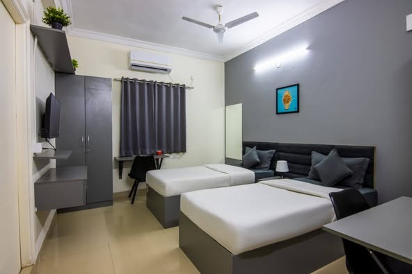 Fully Furnished studio rooms @ Kondapur, Hyderabad
