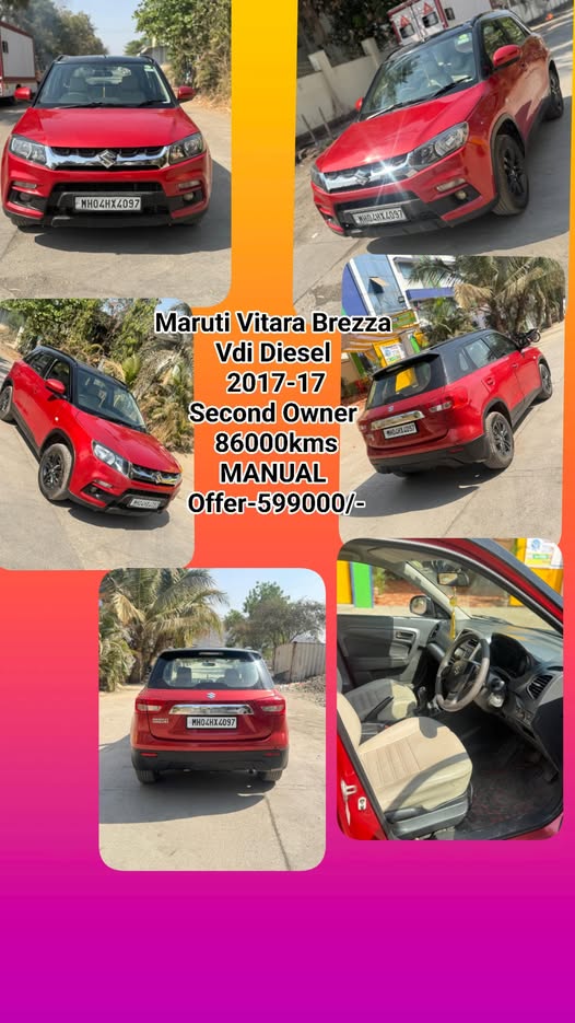 Maruti Vitara Brezza for Sale @ Mumbai – 5.99 lakhs