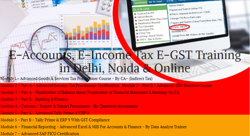 Best 100% Job, Accounting Certifications for Landing a High-Paying Job in 2025, 100% Job, Accounting Course in Delhi, 110026 – Free SAP FICO Certification by SLA Consultants India, GST Certification, ITR & DTC Classes with 2025 Update, Tally Prime Certification,
