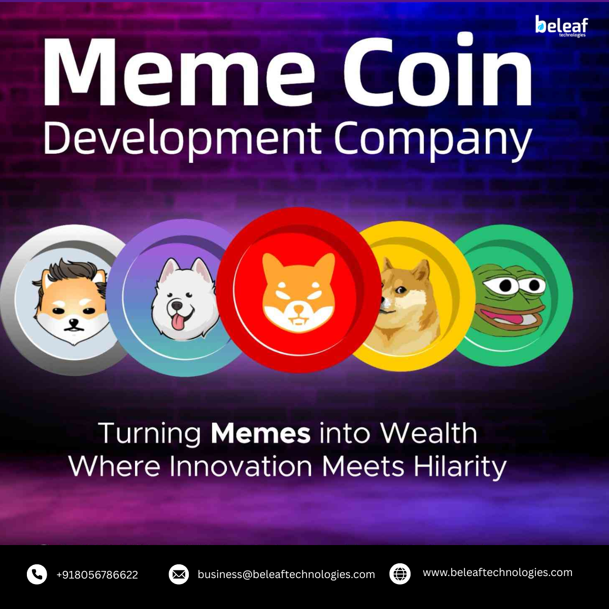Best Meme coin development company – Beleaf Technologies