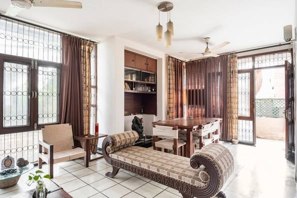3BHK Fully Furnished Pet-Friendly Flat for Rent in Greater Kailash, Delhi – 1.1 lakhs