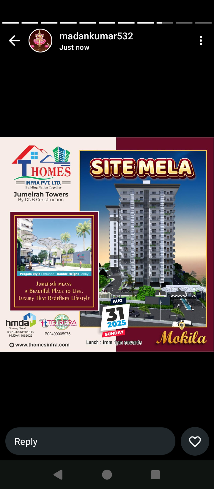 Flats For Sale in Mokila