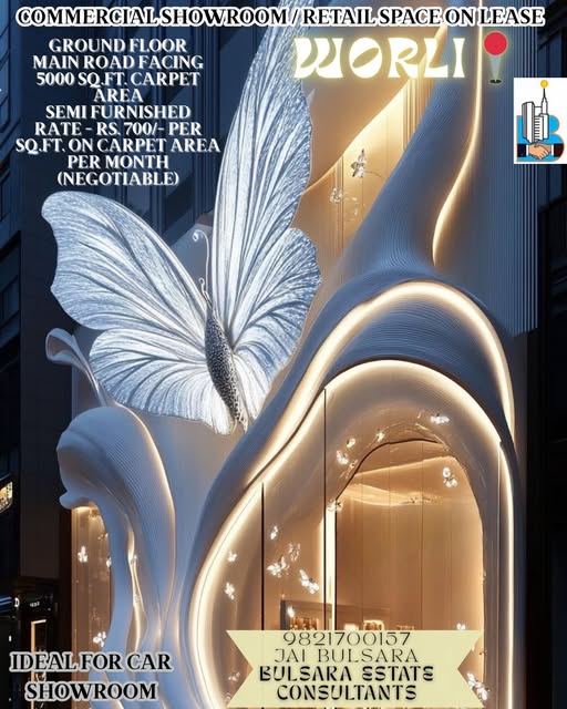 New Commercial Showroom / Retail Space Available On Lease @ Mumbai