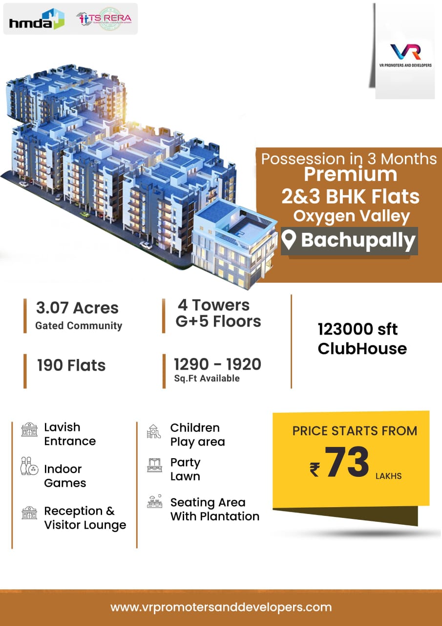 Apartments / Flats for Sale in Bachupally, Hyderabad