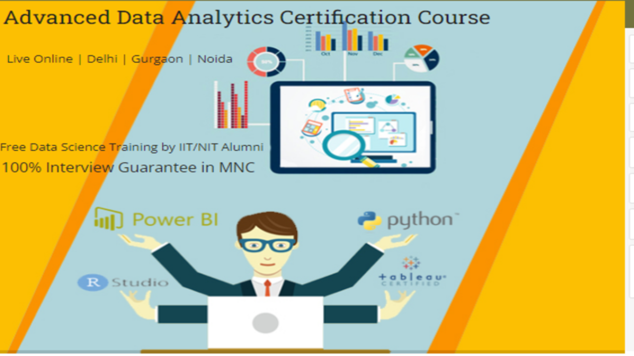 Placement Ready Data Analytics Course in Delhi, Independence Day Offer till 15 Aug, Free Google Data Science Training Certification by SLA Consultants India