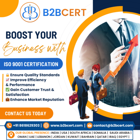 Get ISO 9001 Certification in Dallas with B2BCERT Support