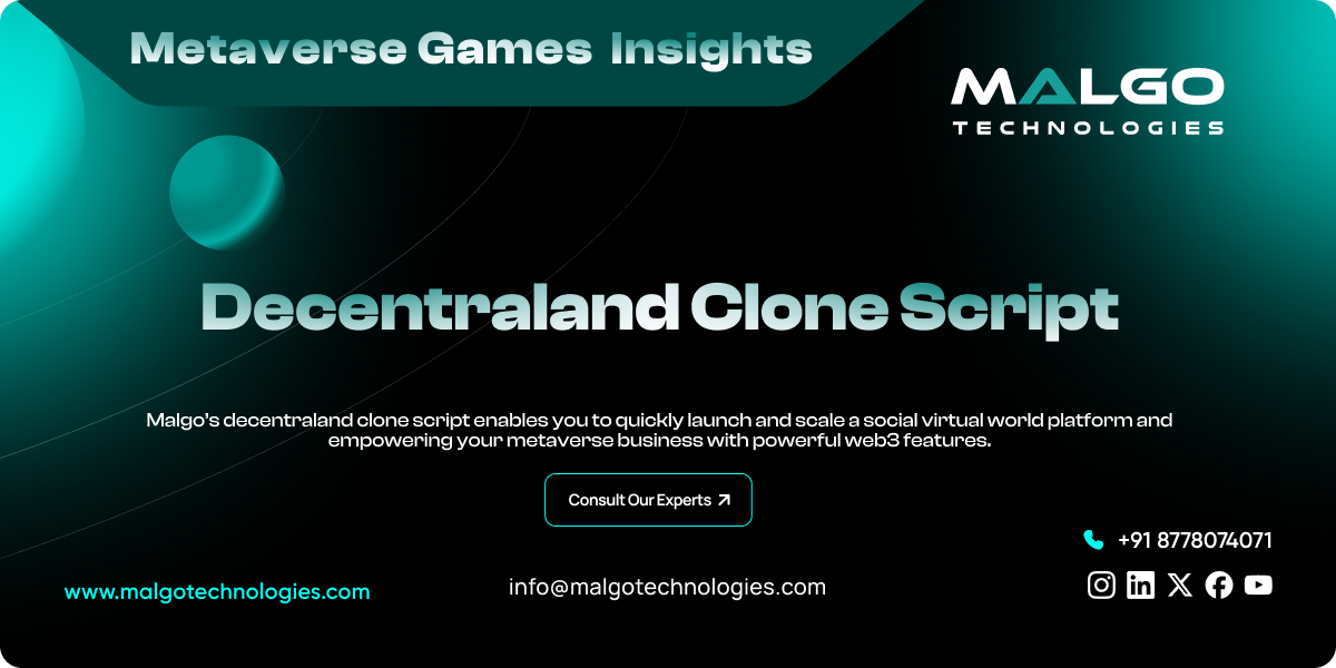 Launch Your Own Metaverse with Decentraland Clone Script