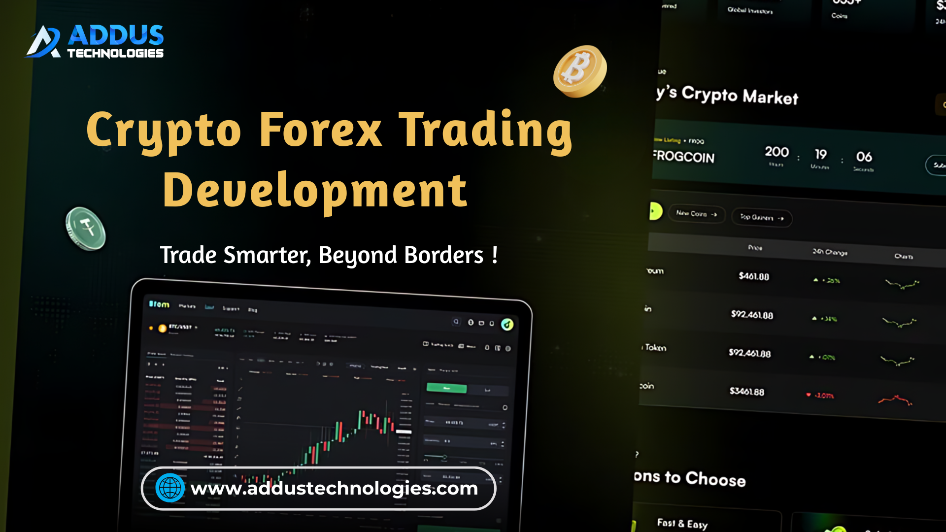 Crypto forex trading development – Addus Technologies