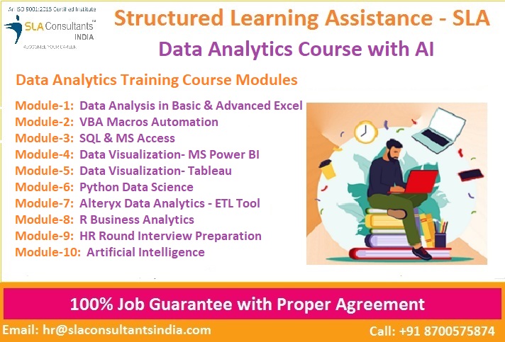 From Analyst with AI to Data Leader: High-Income Skills in 2025 – “Enroll in Best Data Analyst Course by SLA Consultants Noida”