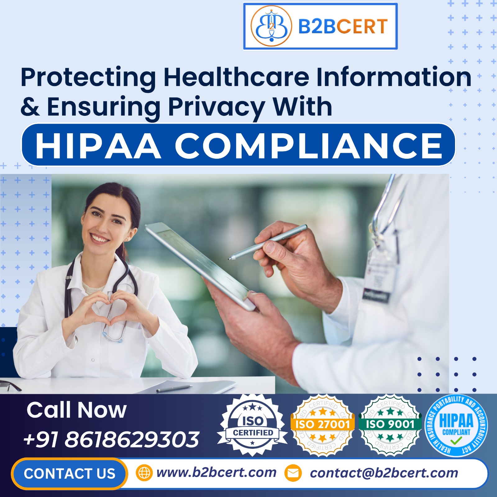 Ensure Healthcare Data Security with HIPAA Certification in Bangalore | B2Bcert