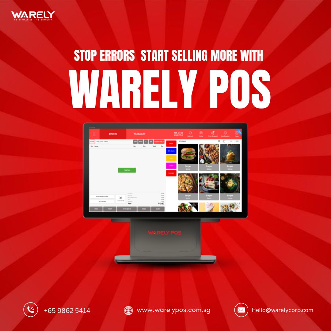 Stop Errors, Start Selling More — Warely POS Makes It Easy.