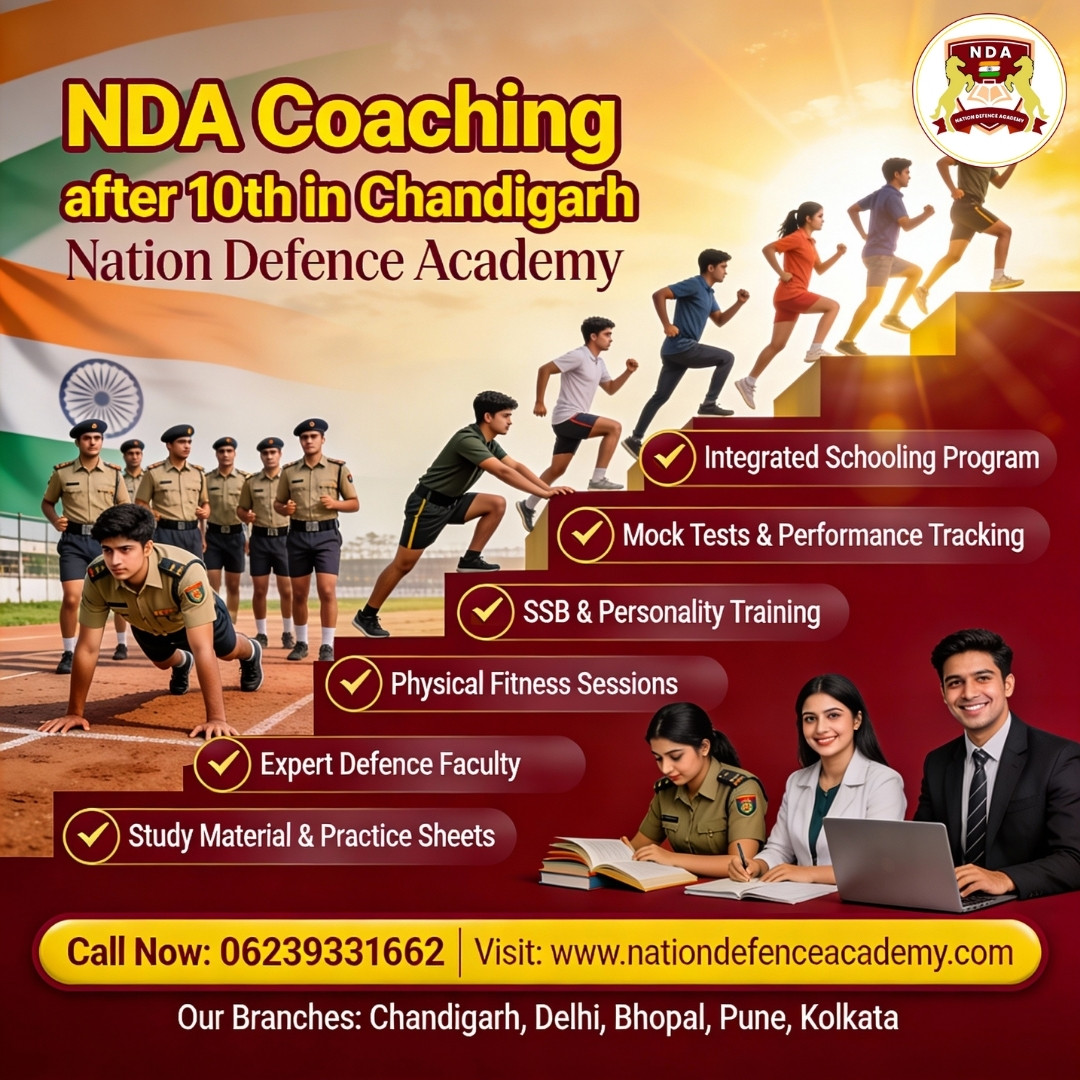 NDA 1 Year Coaching Program in Chandigarh