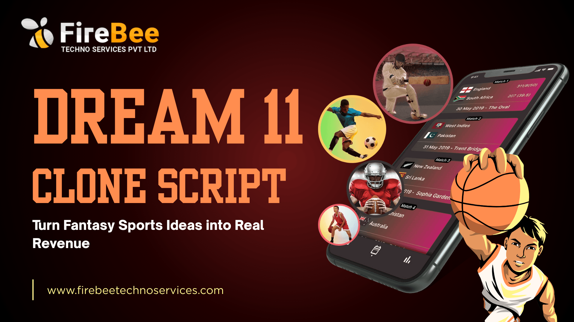 Launch Your Fantasy Sports App with Dream11 Clone Script – Firebee