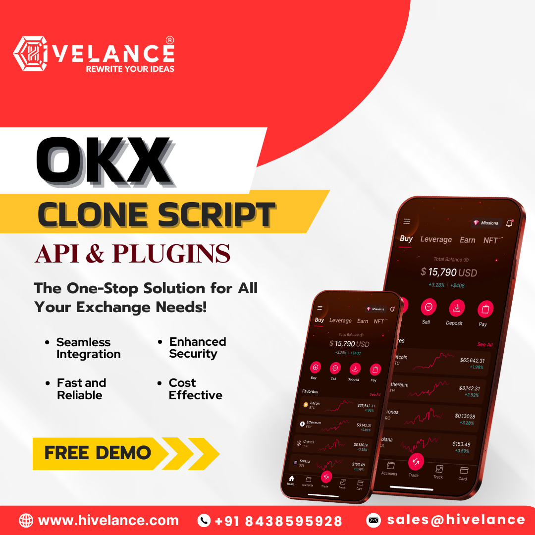 OKX Clone Script – Build Your Crypto Trading Platform At Low Cost