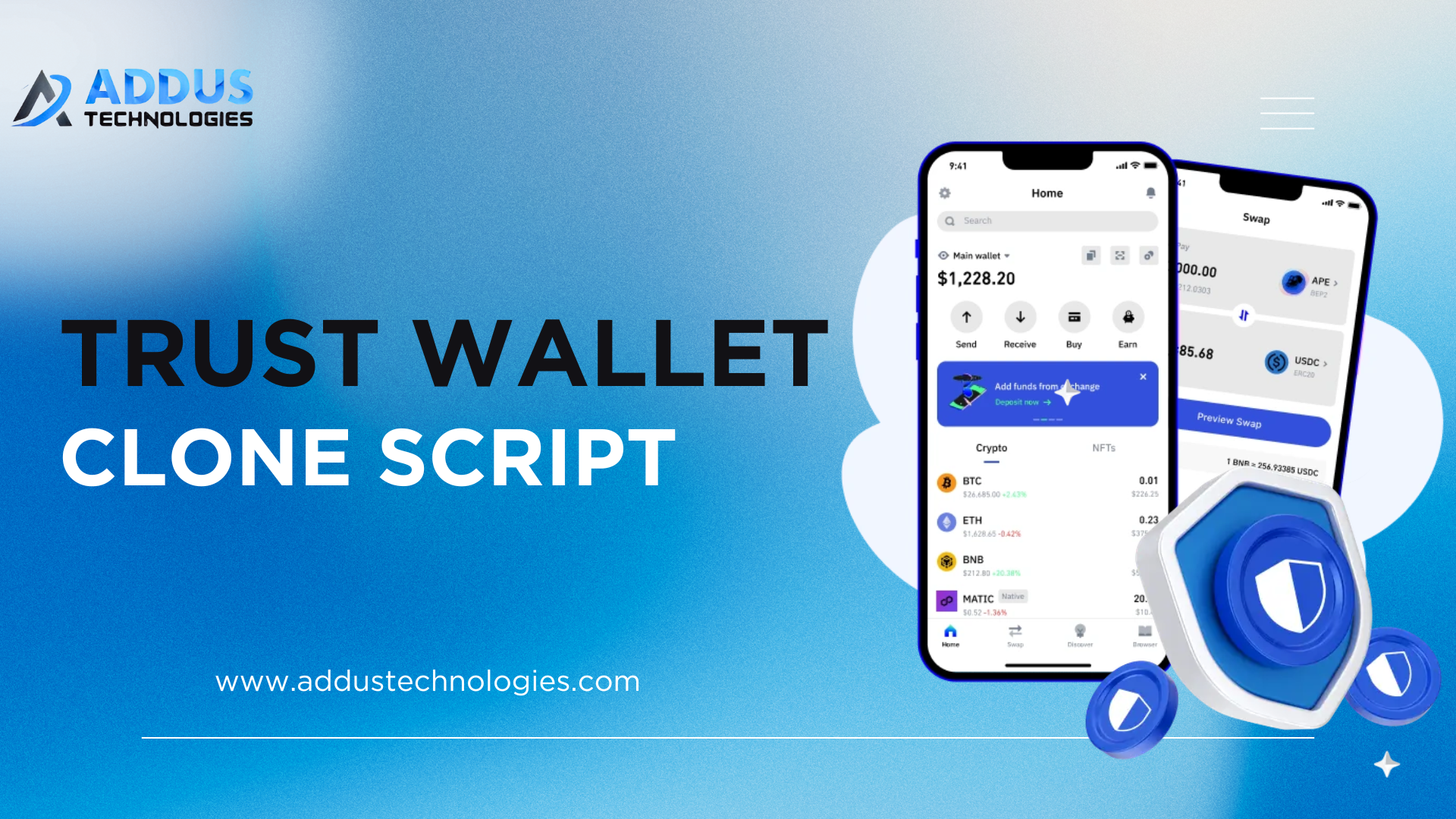 Secure Crypto Wallet Development Using Trust Wallet Clone Script