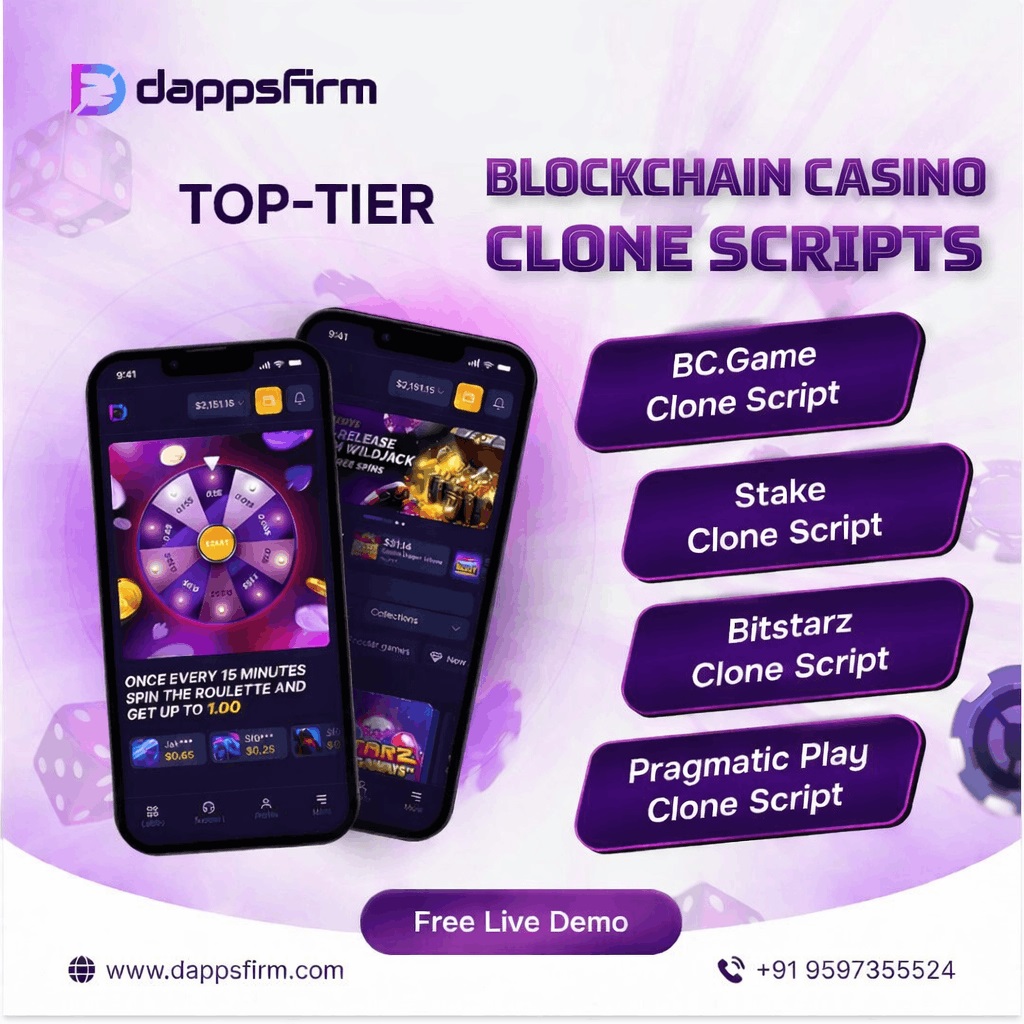 Secure Blockchain Casino Clone Script With Free Demo and Launch Support