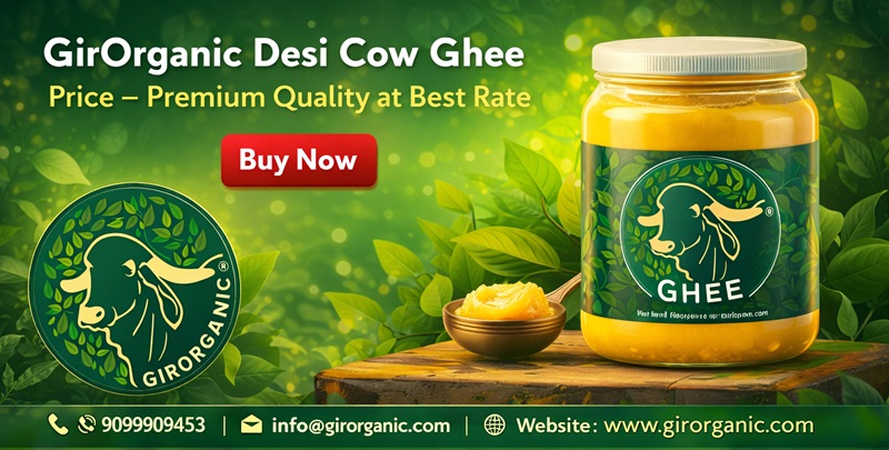 GirOrganic Desi Cow Ghee Price – Premium Quality at Best Rate