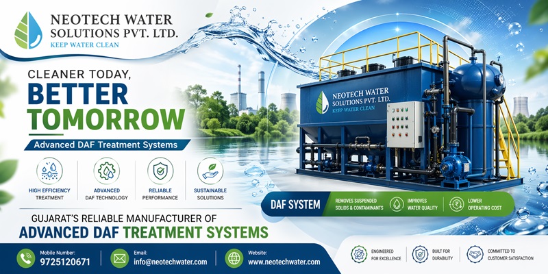Gujarat’s Reliable Manufacturer of Advanced DAF Treatment Systems
