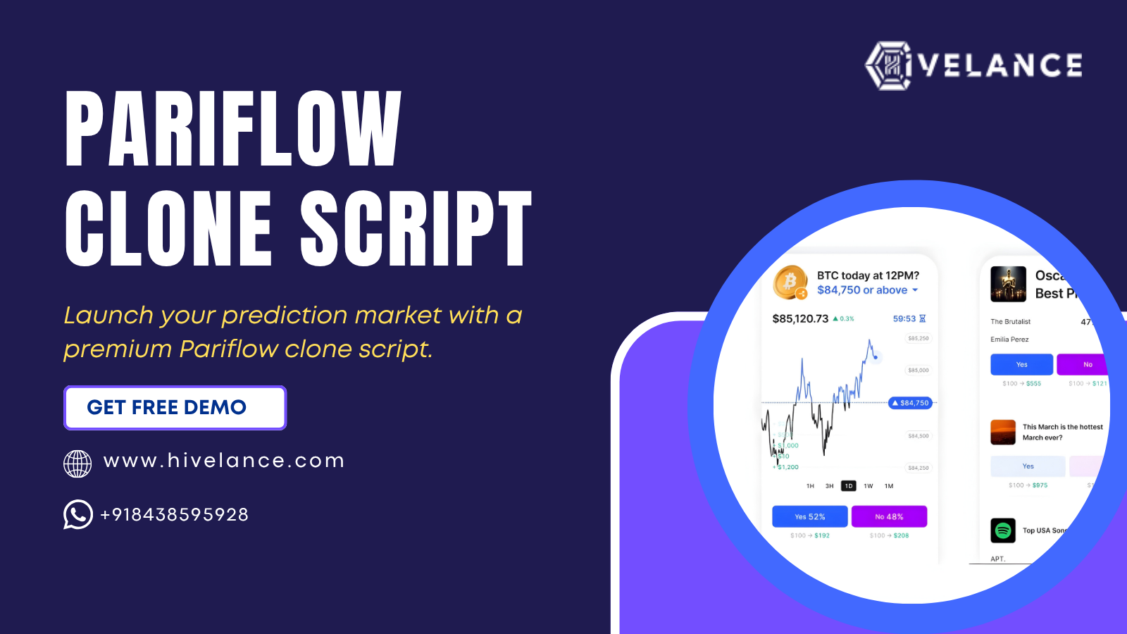 Pariflow Clone Script – Build Your Prediction Market at Low Cost