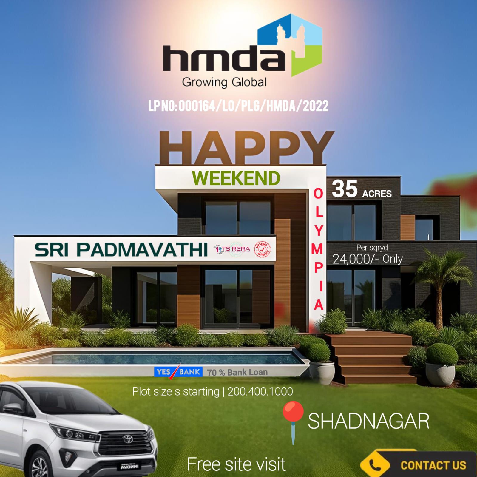 Hmda Plots For Sale In Shadnagar