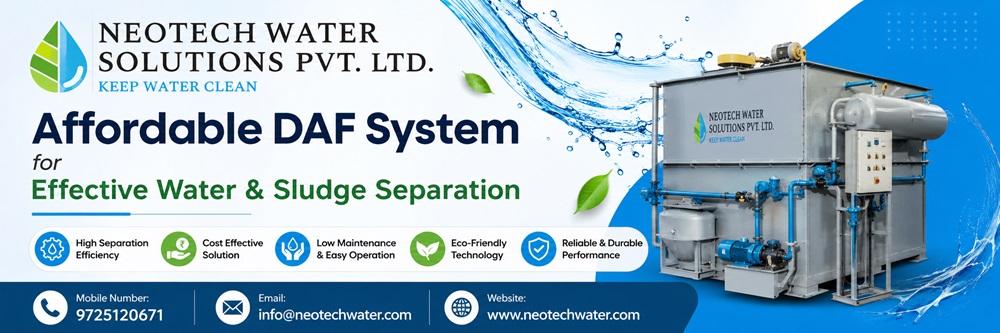 Affordable DAF System for Effective Water & Sludge Separation