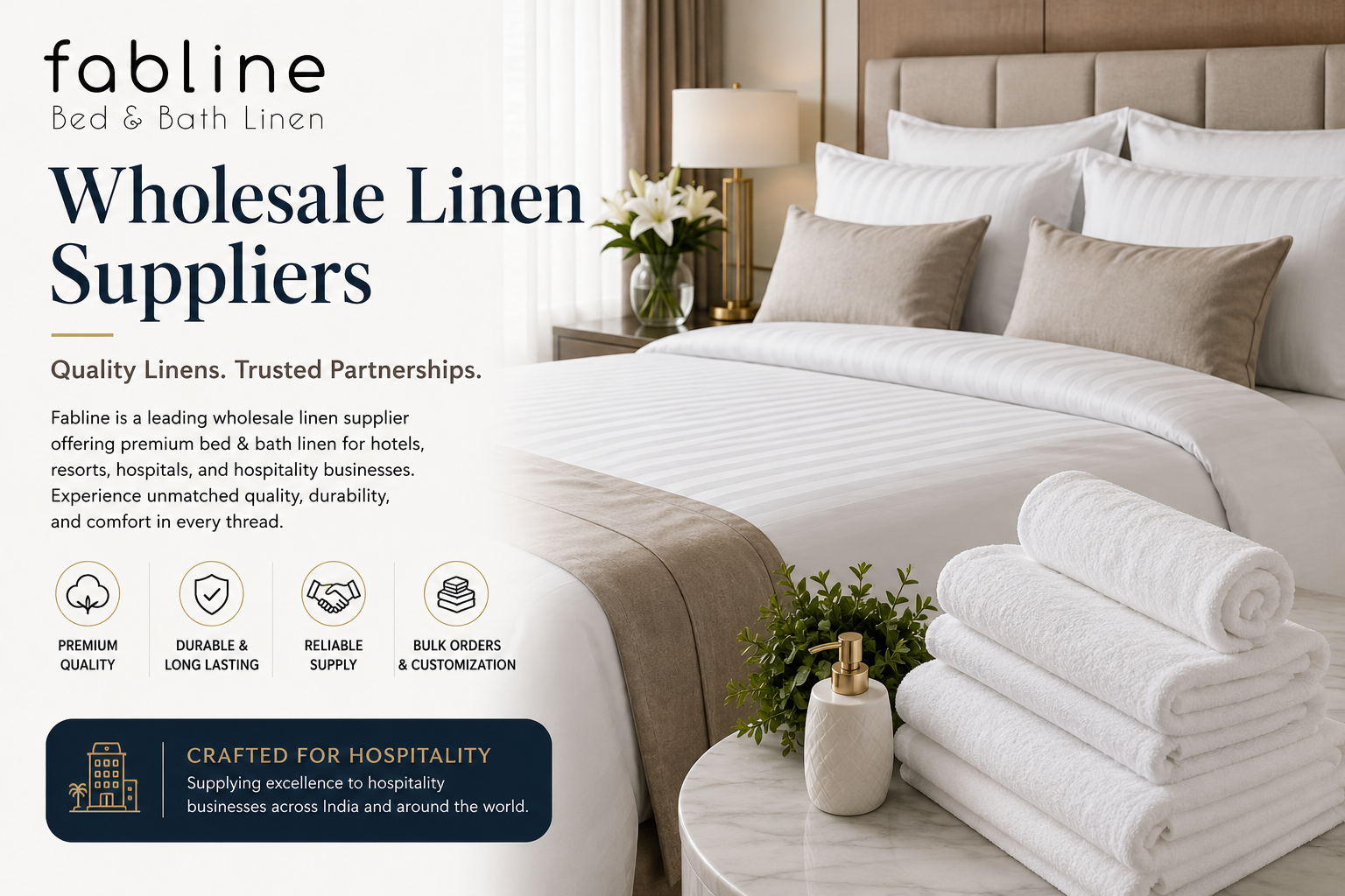 Fabline – Trusted Wholesale Linen Suppliers for the Hospitality Industry