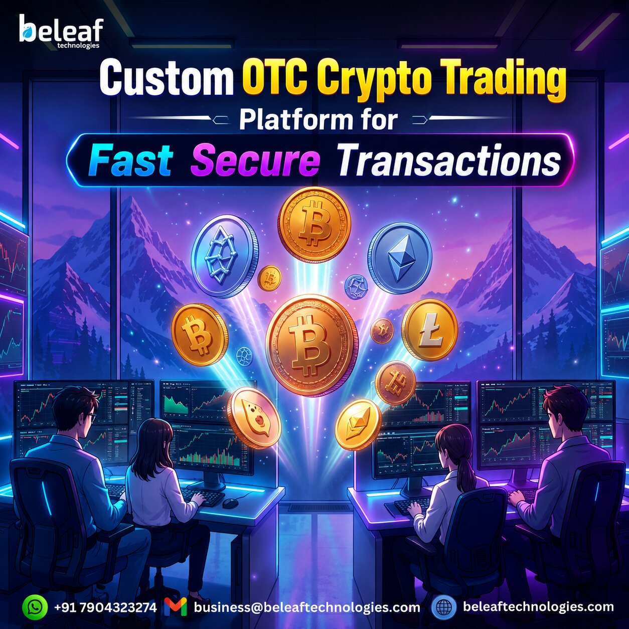 Custom OTC Crypto Trading Platform for Fast Secure Transactions