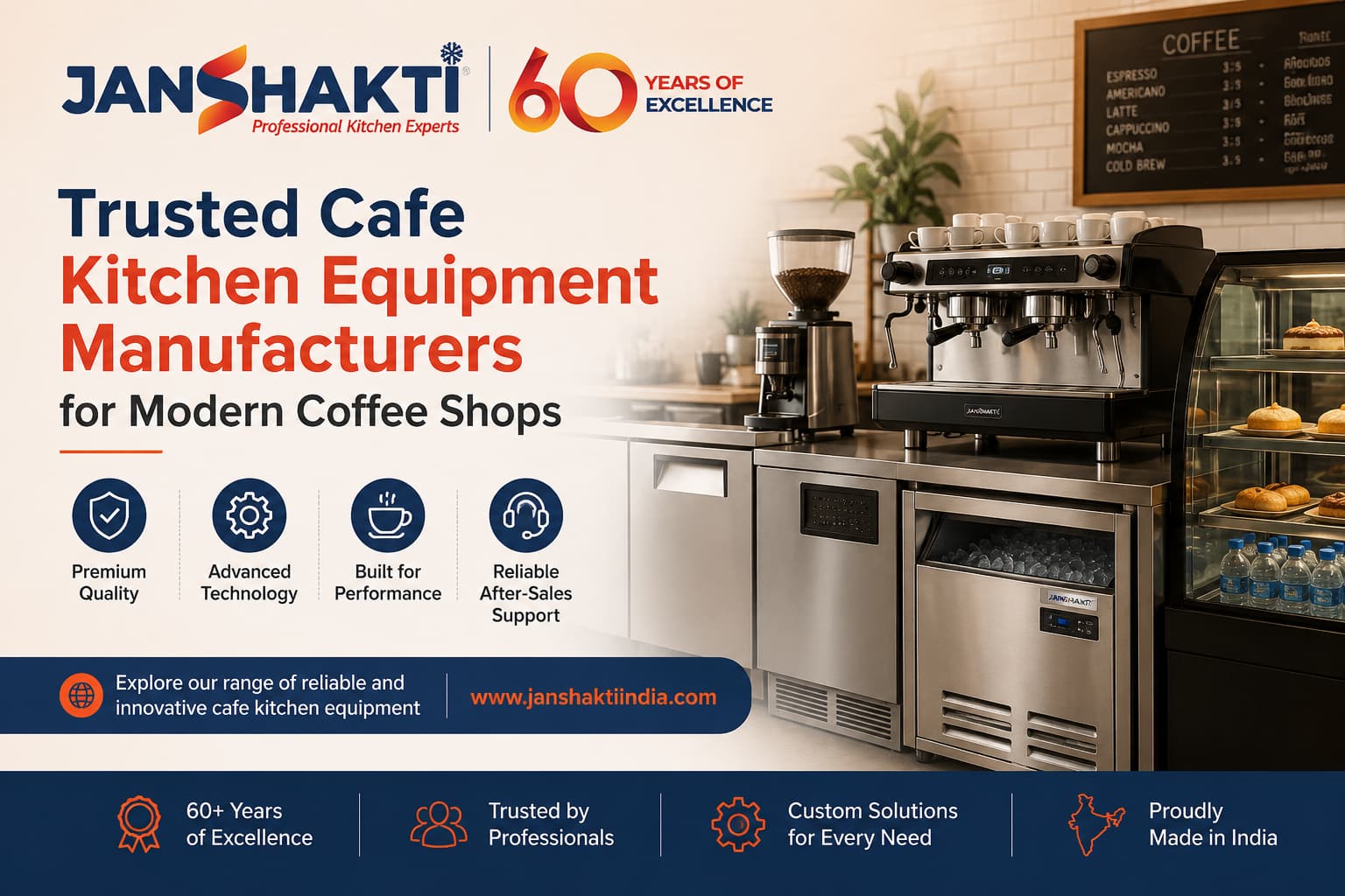 Trusted Cafe Kitchen Equipment Manufacturers for Modern Coffee Shops
