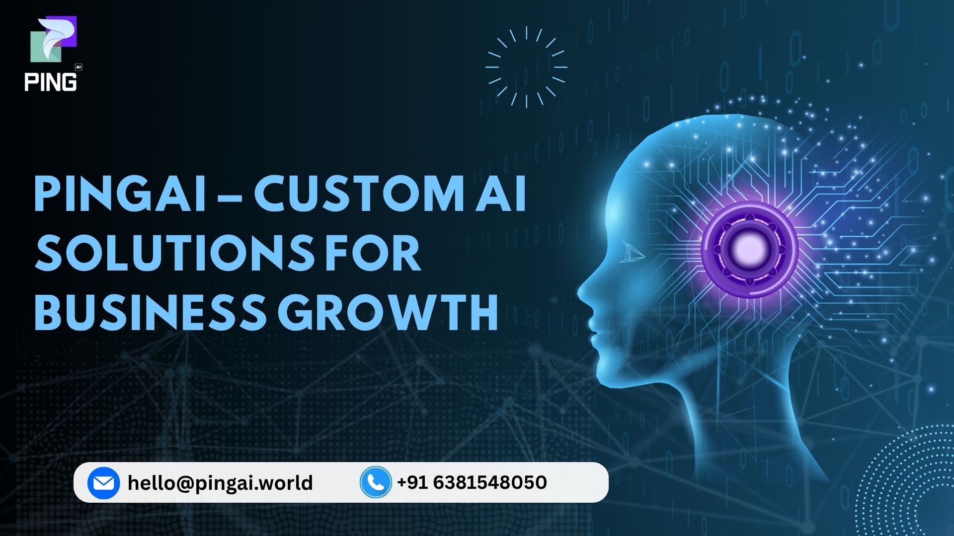 PingAI – Custom AI Solutions for Business Growth