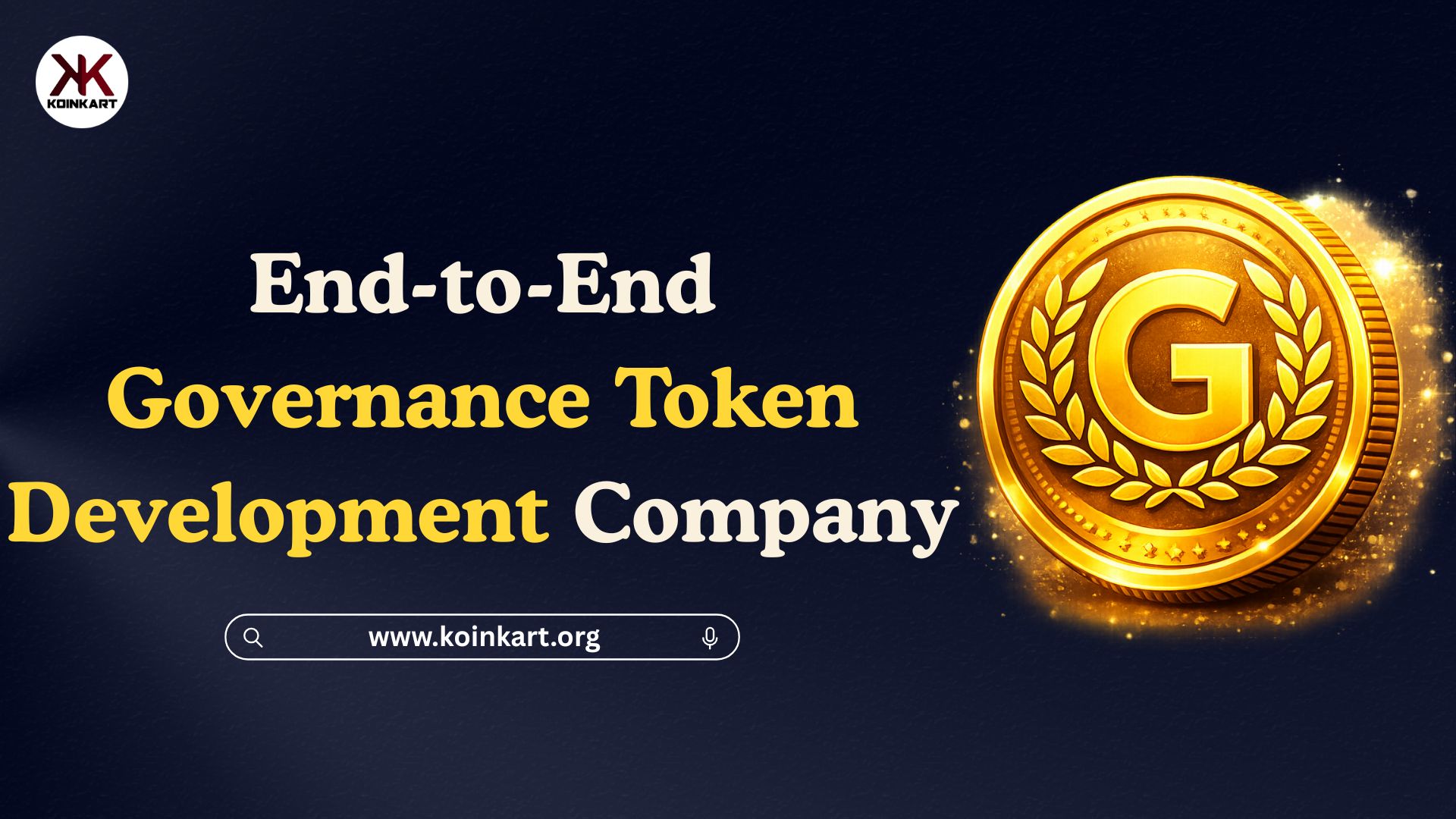 End-to-End Governance Token Development Company