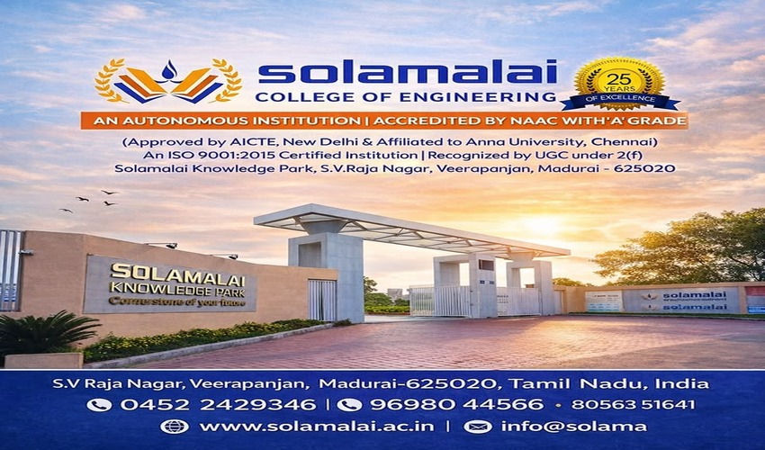 MBA Colleges in Madurai – Advance Your Career with Solamalai College of Engineering