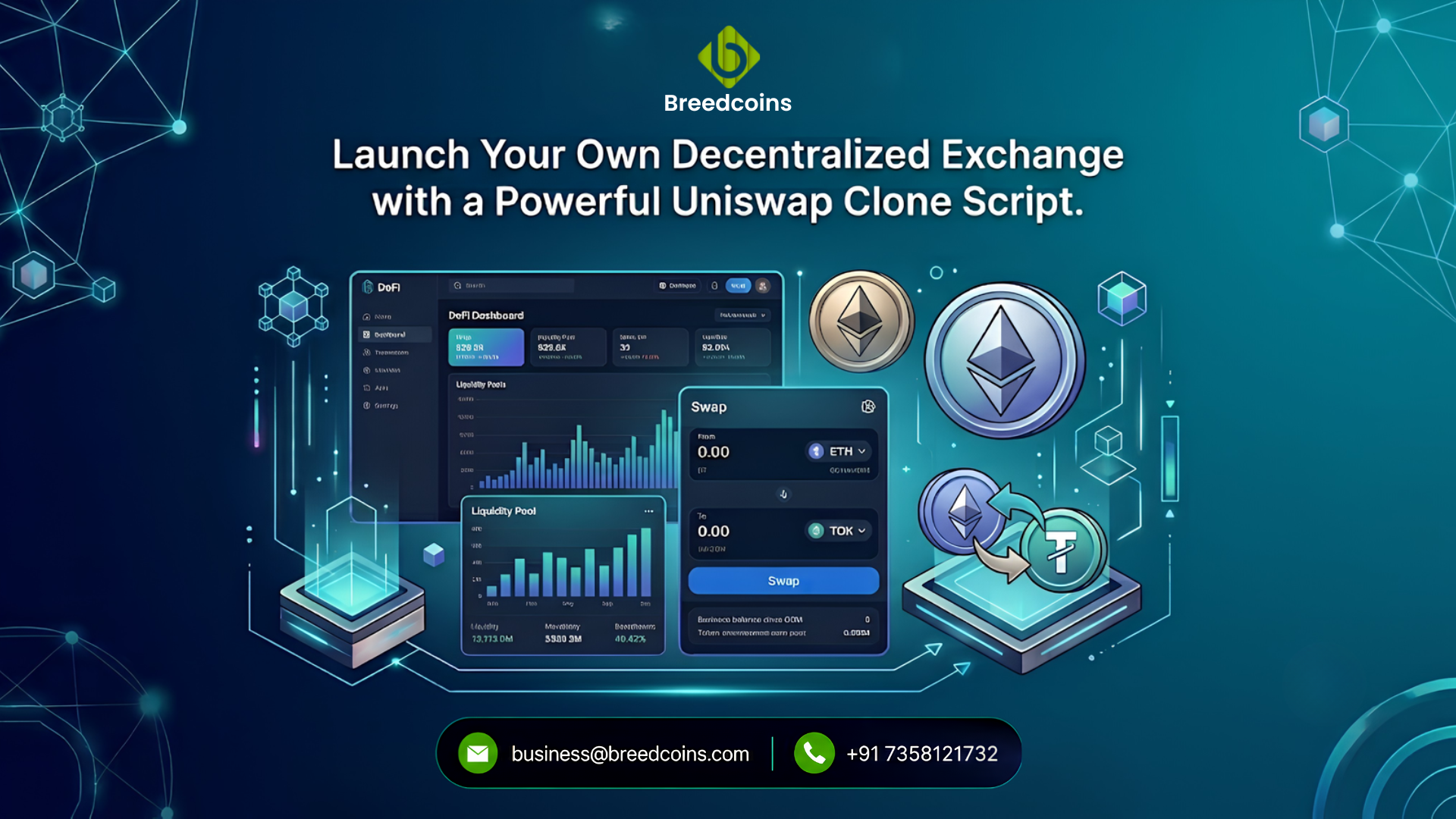 Uniswap Clone Script with Automated Liquidity & Token Swap Features