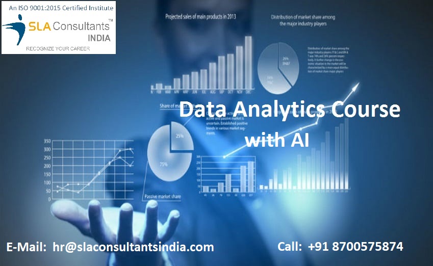AI-Powered Data Analyst Training Course in Delhi for Business Intelligence Success, Boost Your Skills in Excel, VBA, SQL, Power BI & Tableau with Free Alteryx & Gen AI with IBM Certification Support, Independence Day Offer 2026 by SLA Consultants India