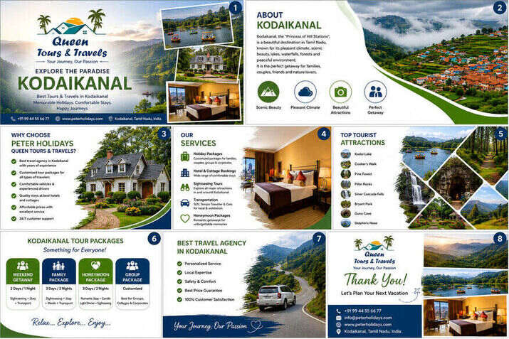 Best Travel Agency in Kodaikanal – Peter Holidays Queen Tours and Travels