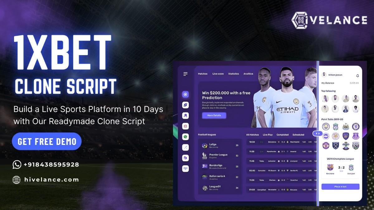 1Xbet Clone Script for Your Sports Betting Business