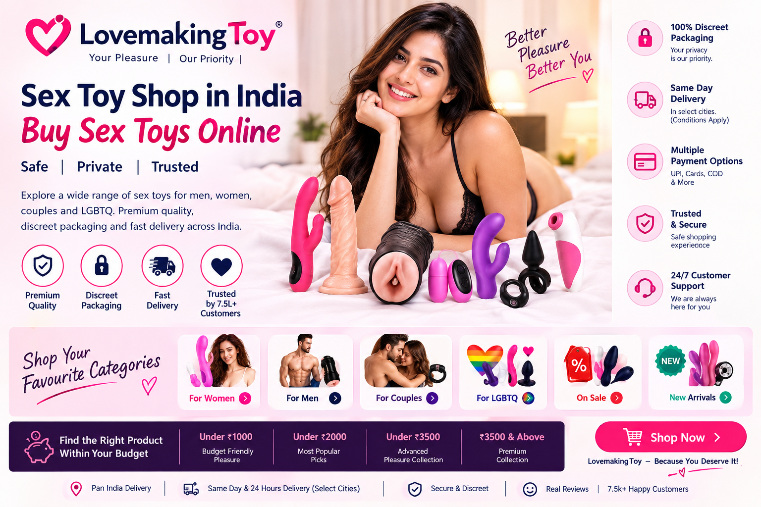 Get Private Wellness Products Online in India | Lovemaking Toy