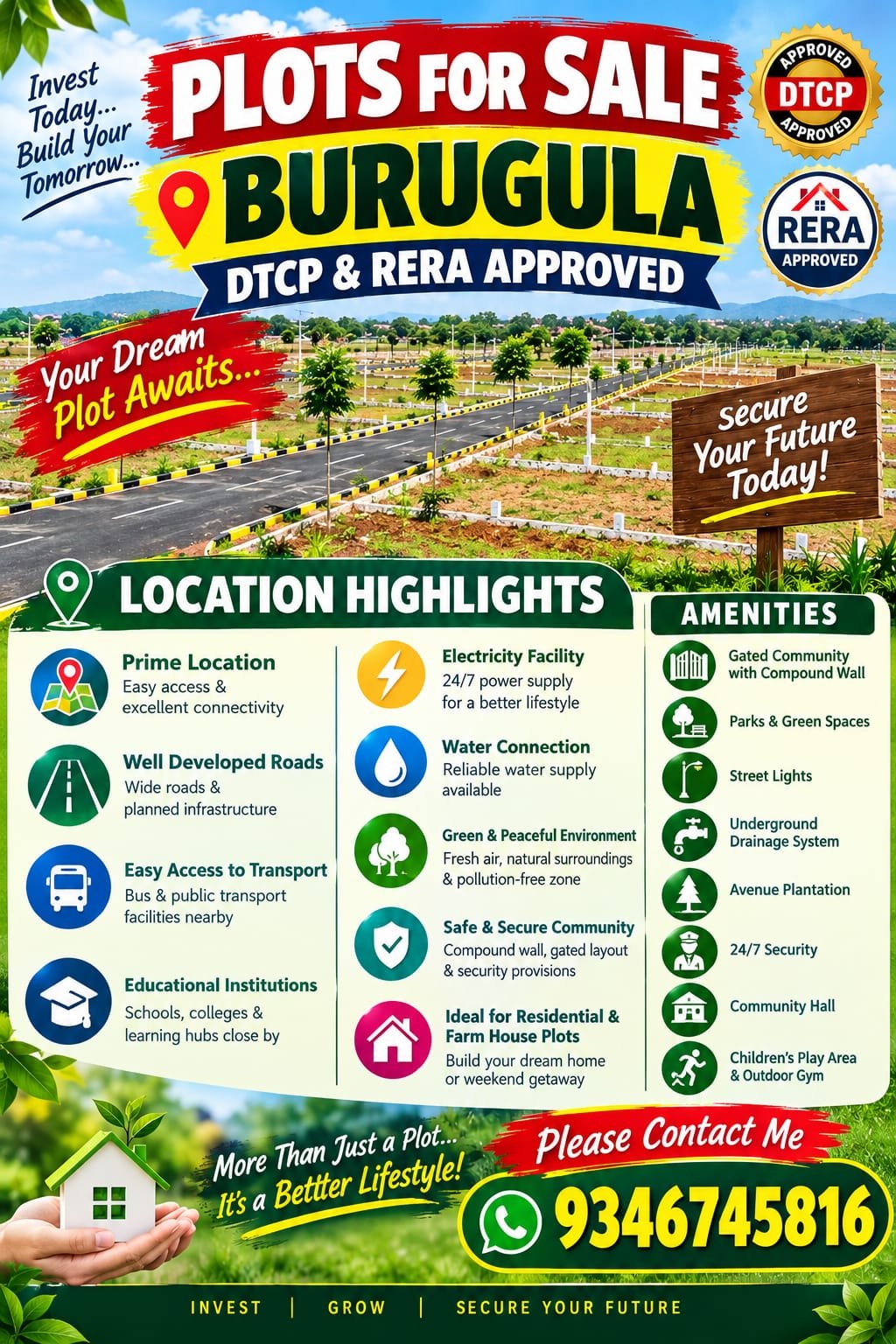 Plots for Sale in Burgula, Hyderabad