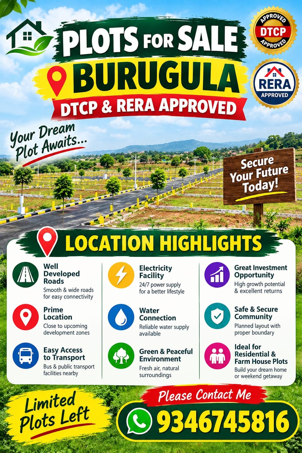 Plots for Sale in Burgula, Hyderabad