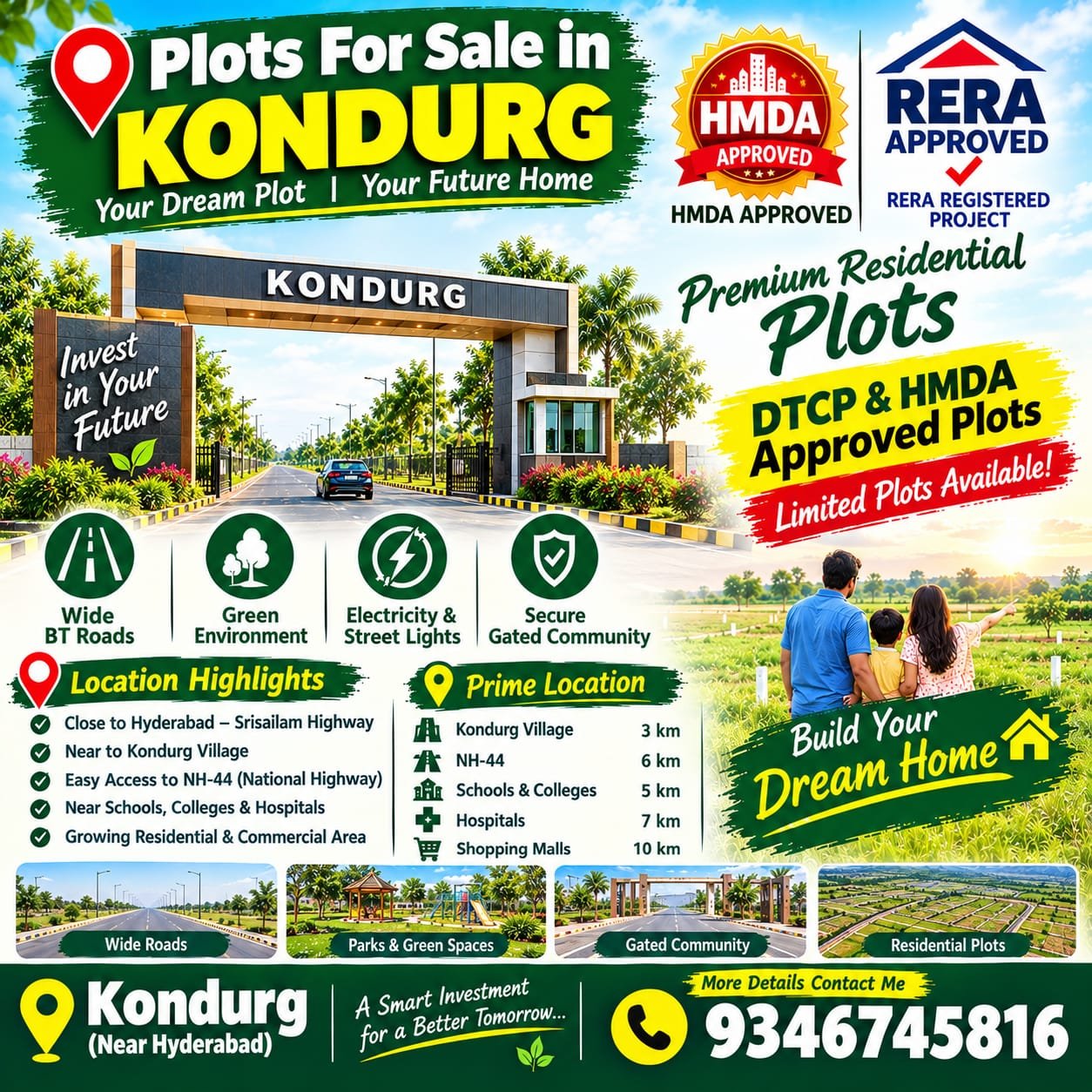 Residential Land / Plots in Kondurg
