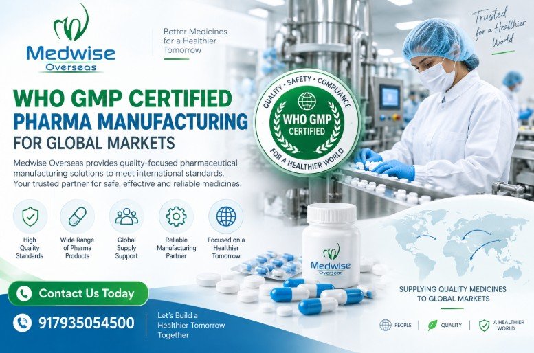 WHO GMP Certified Pharma Manufacturing for Global Markets