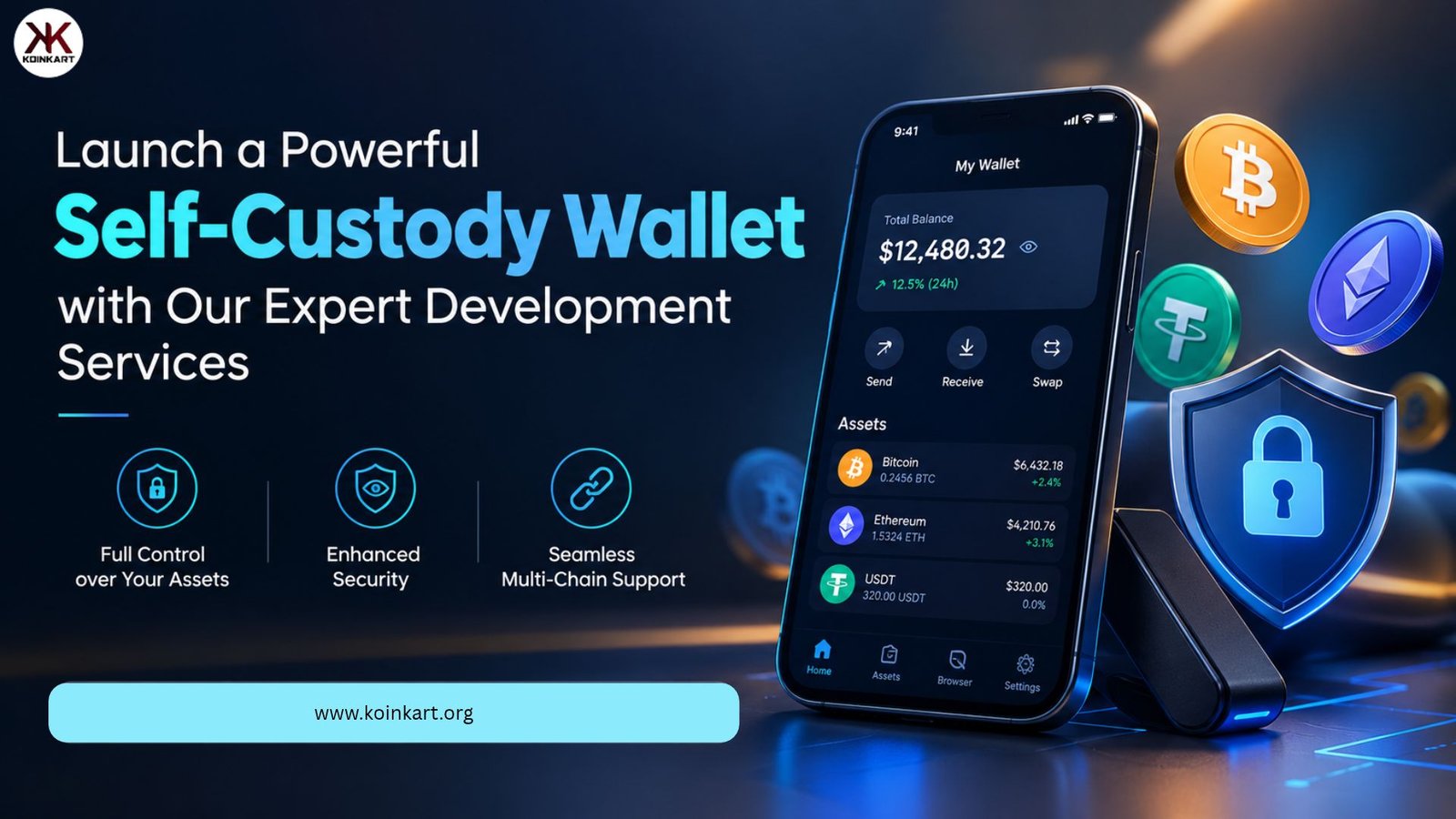 Launch a Powerful Self-Custody Wallet with Our Expert Development Services