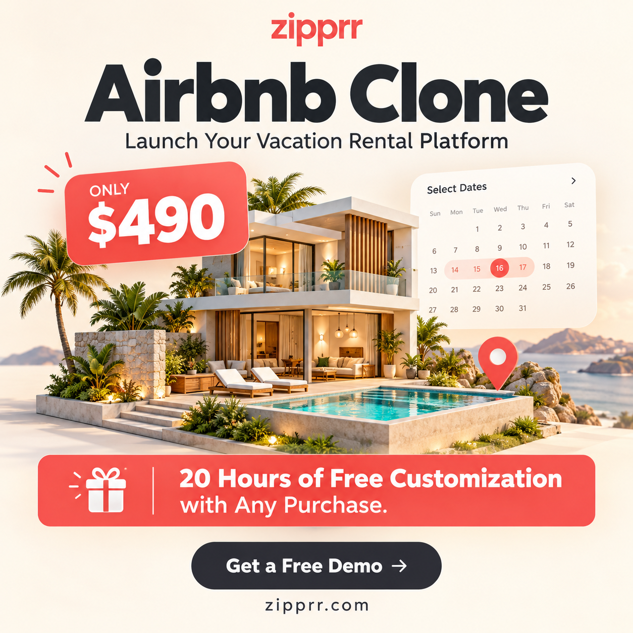 How Do Rental Platforms Earn From Bookings With Zipprr at $490?